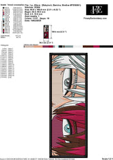 Shoto Todoroki Embroidery Design – Iconic Duality of Fire & Ice